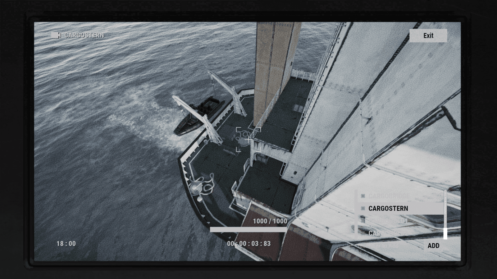 CCTV-вид камеры CARGOSTERN в Rust