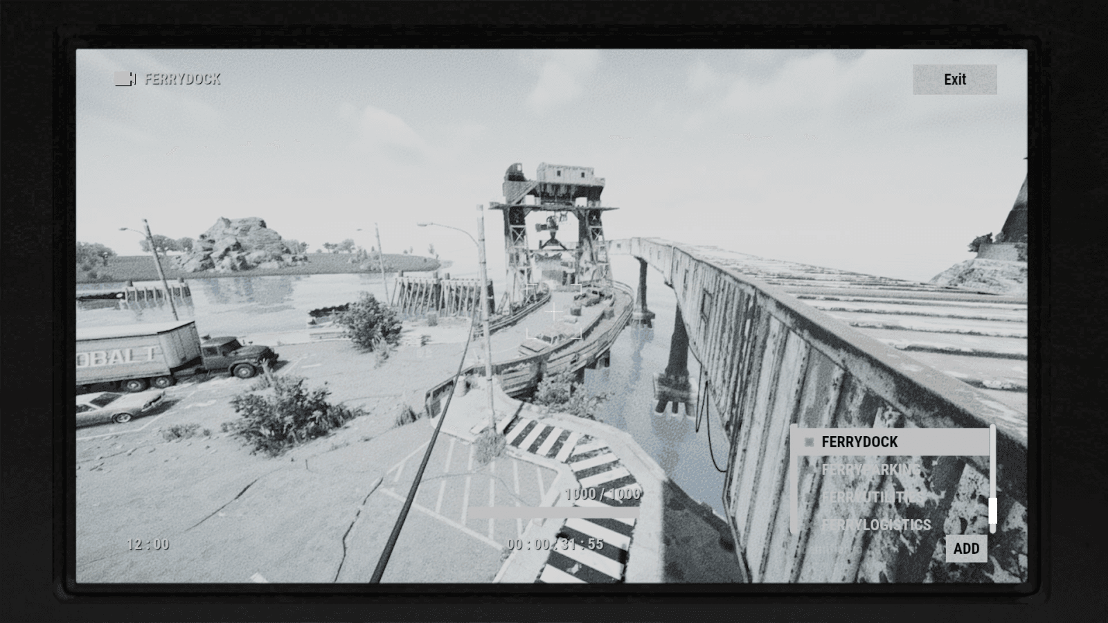 CCTV-вид камеры FERRYDOCK в Rust