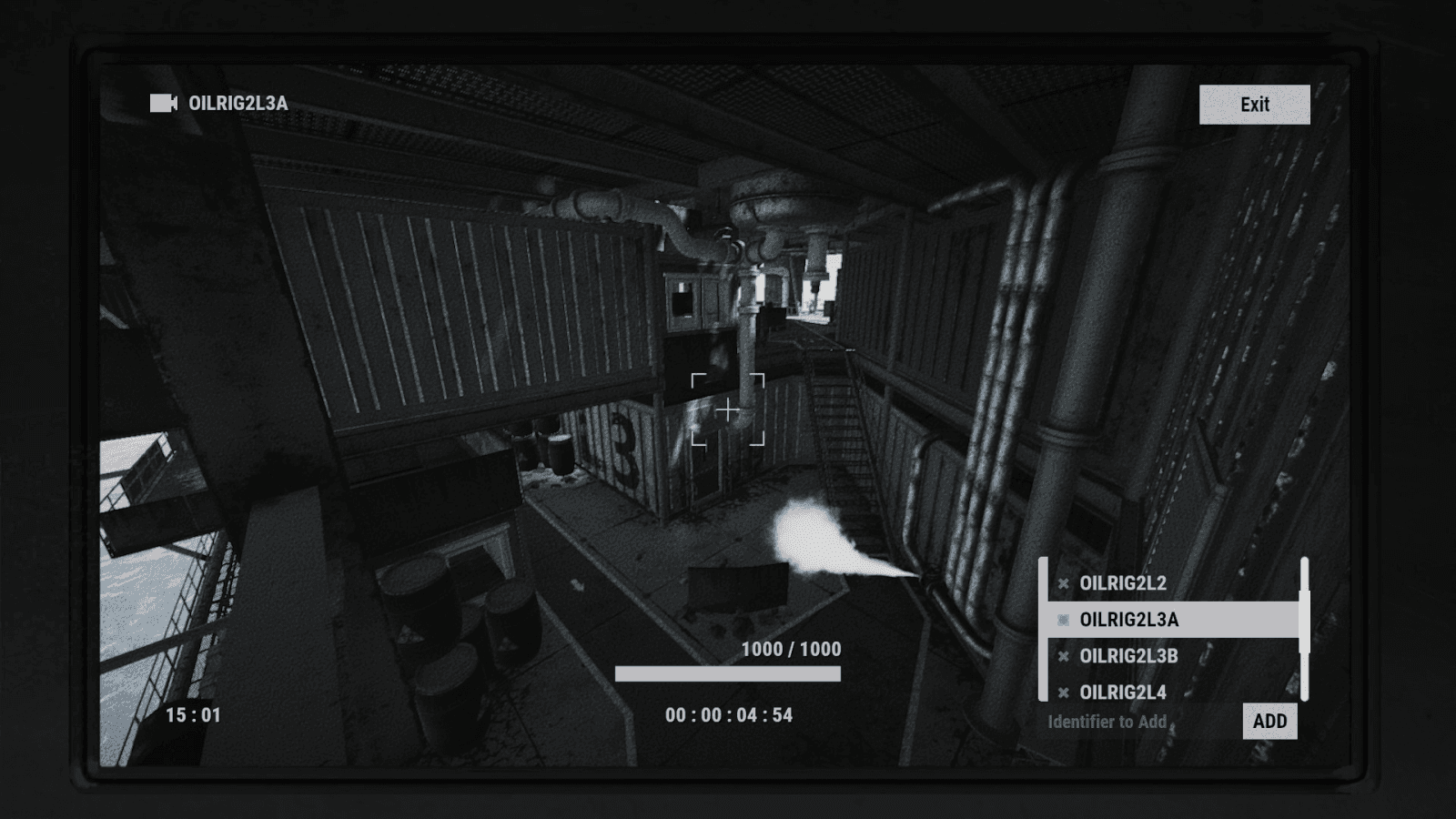 CCTV-вид камеры OILRIG2L3A в Rust
