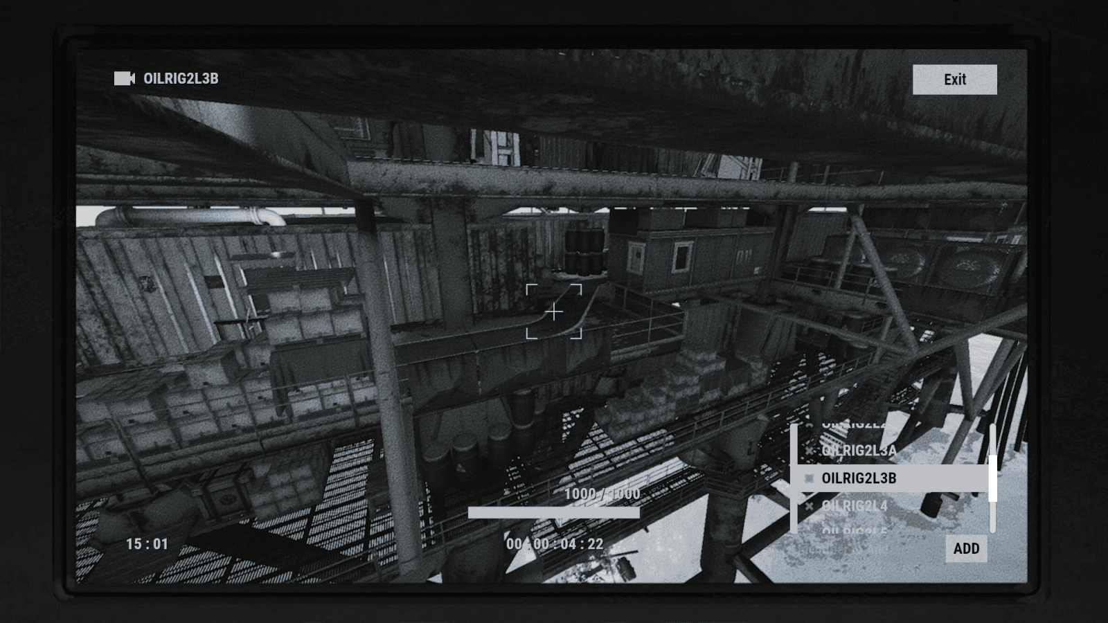 CCTV-вид камеры OILRIG2L3B в Rust