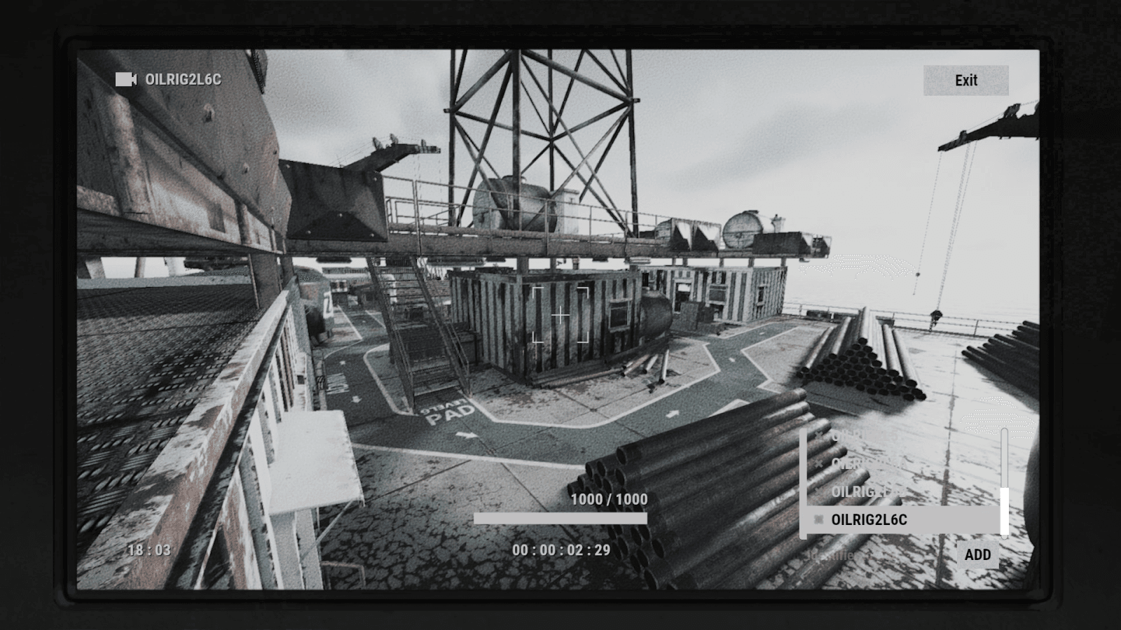 CCTV-вид камеры OILRIG2L6C в Rust
