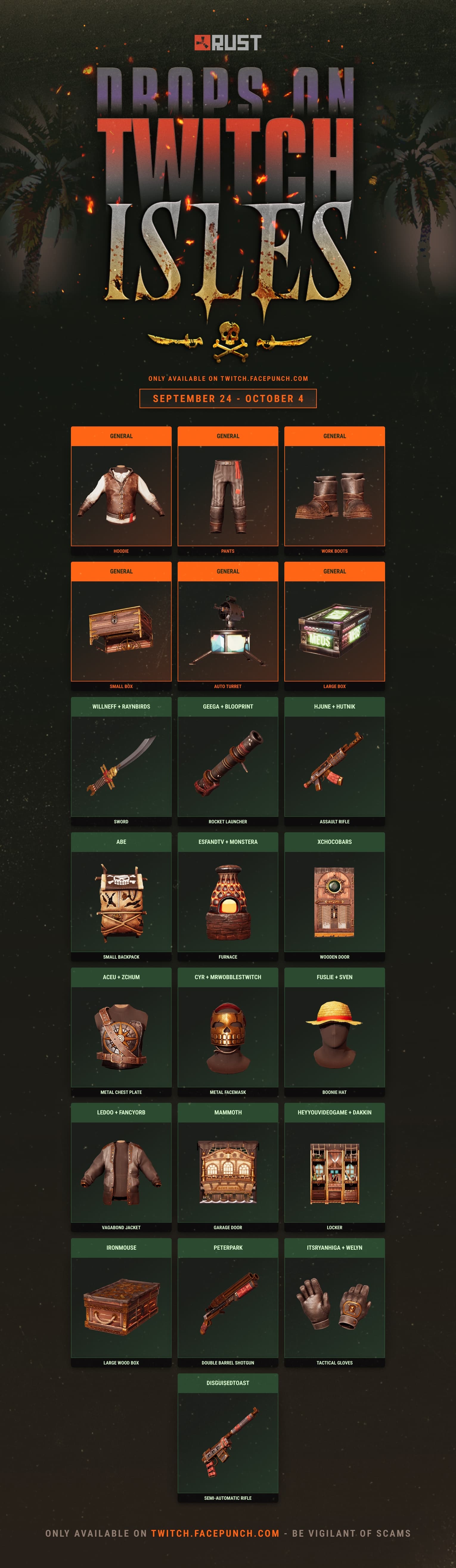 Rust Isles - Twitch Drops